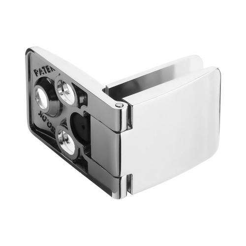 Петля для стеклянной двери центральная SQUARE 15.06.280-0 цвет глянцевый хром длина 40 мм