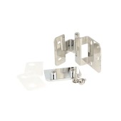 Петля для стеклянной двери GRACE 15.06.471-0 цвет полированная сталь длина 52 мм