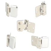 Петля для стеклянной двери GRACE 15.06.471-0 цвет полированная сталь длина 52 мм