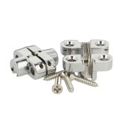 Петля потайная мебельная 15.07.118-0 цвет цинк 180° длина 25 мм