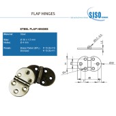 Петля карточная мебельная 15.09.410-0 цвет латунь длина 48 мм