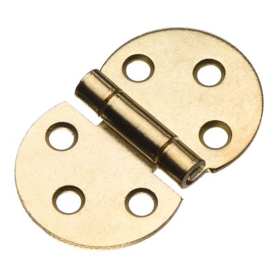 Петля карточная мебельная 15.09.410-0 цвет латунь длина 48 мм