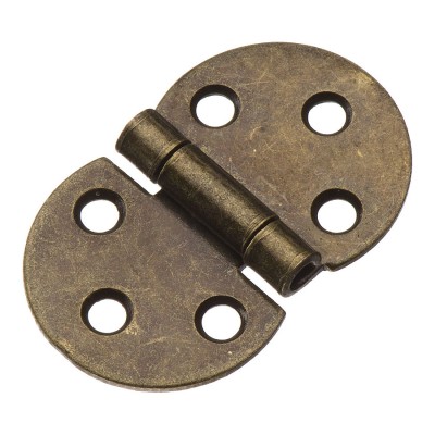 Петля карточная мебельная 15.09.411-0 цвет бронза длина 48 мм