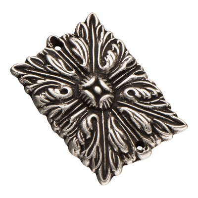 Накладка декоративная 15.709.00.16 цвет старое серебро длина 37 мм 