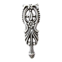 Накладка декоративная 15.740.01.16 цвет старое серебро длина 82 мм Накладка декоративная 15.740.01.16 цвет старое серебро длина 82 мм