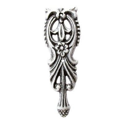 Накладка декоративная 15.740.01.16 цвет старое серебро длина 82 мм 