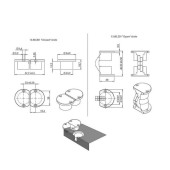 Петля для раскладного стола 15.80.201-5 цвет черный диаметр 35 мм