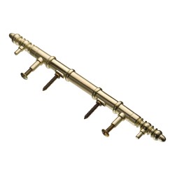 Петля штыревая мебельная 1800-12 цвет глянцевое золото длина 250 мм