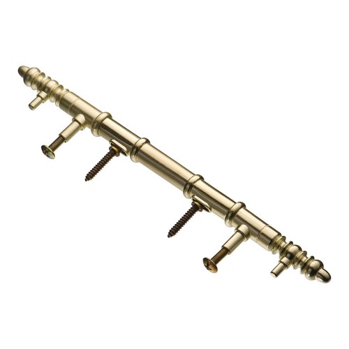 Петля штыревая мебельная 1800-12 цвет глянцевое золото длина 250 мм