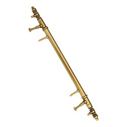 Петля штыревая мебельная 1808-22 цвет старая бронза длина 502 мм Петля штыревая мебельная 1808-22 цвет старая бронза длина 502 мм