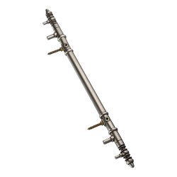 Петля штыревая мебельная 1808-53 цвет старое серебро длина 502 мм Петля штыревая мебельная 1808-53 цвет старое серебро длина 502 мм