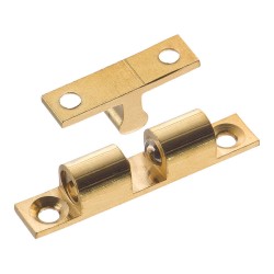 Мебельная шаровая защелка 22.01.004-0 цвет латунь 