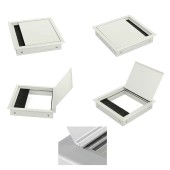 Заглушка кабель-канала квадратная FORRO 25.20.347-0 цвет алюминий, длина 120 мм 