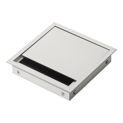 Заглушка кабель-канала квадратная FORRO 25.20.347-0 цвет алюминий, длина 120 мм 