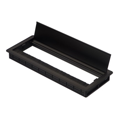 Заглушка кабель-канала прямоугольная MAMBO 25.20.381-0 цвет черный, длина 300 мм