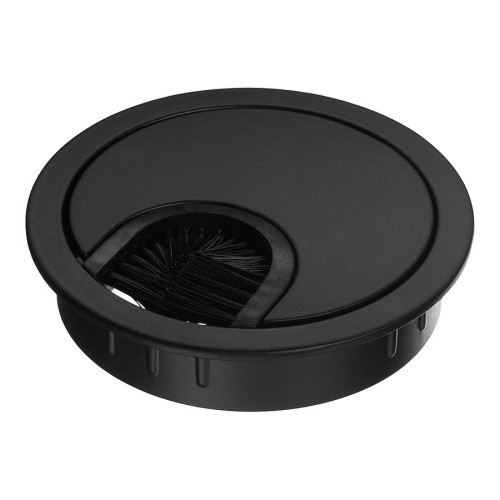 Заглушка кабель-канала круглая 25.20.434-0 цвет черный, цамак диаметр 60 мм Заглушка кабель-канала круглая 25.20.434-0 цвет черный, цамак диаметр 60 мм