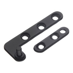 Петля пяточная мебельная 3084-14-I левая цвет черный длина 50 мм