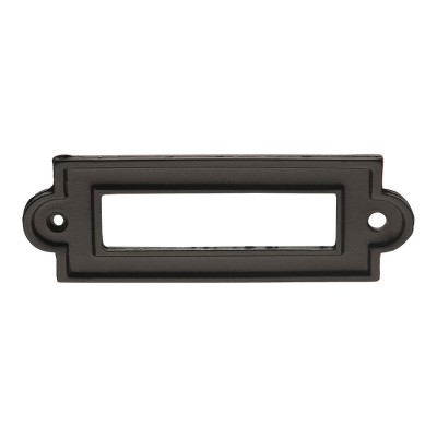 Накладка декоративная для информации 3089-14 цвет черный длина 63 мм