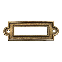 Накладка декоративная для информации 3089-22 цвет старая бронза длина 63 мм Накладка декоративная для информации 3089-22 цвет старая бронза длина 63 мм