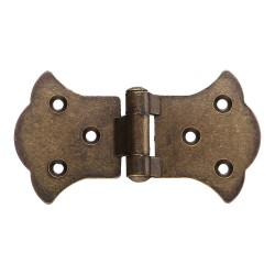 Петля карточная мебельная 31.033.00.72 bronze hinge цвет старая бронза длина 90 мм Петля карточная мебельная 31.033.00.72 bronze hinge цвет старая бронза длина 90 мм