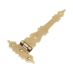 Петля карточная мебельная 3140-22 цвет старая бронза длина 145 мм