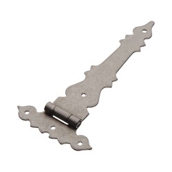 Петля карточная мебельная 3140-53 цвет старое серебро длина 145 мм