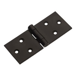 Петля карточная мебельная 3400-14 цвет черный длина 90 мм