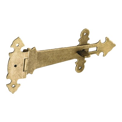 Декоративный замок для сундука 5200-22 цвет старая бронза длина 180 мм 