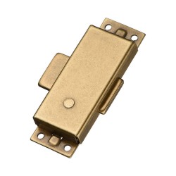 Замок накладной мебельный 5512-22 цвет старая бронза