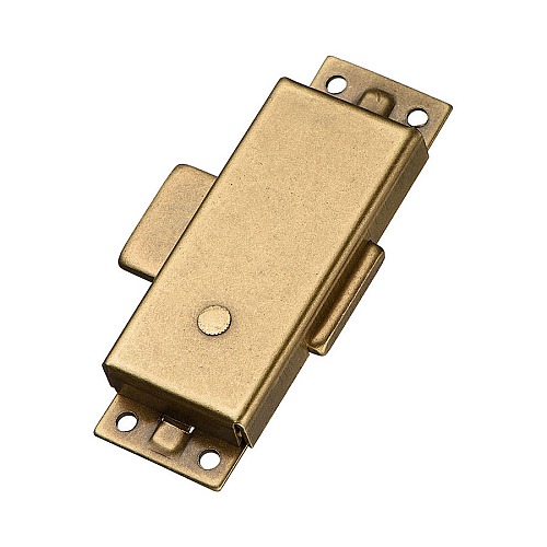 Замок накладной мебельный 5512-22 цвет старая бронза