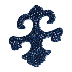 Накладка декоративная Valentina 702810-001BBL цвет синий, кристаллы Swarovski длина 50 мм Накладка декоративная Valentina 702810-001BBL цвет синий, кристаллы Swarovski длина 50 мм