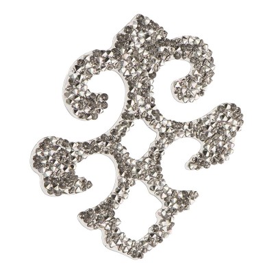 Накладка декоративная Valentina 702812-001CAL цвет серебро, кристаллы Swarovski длина 66 мм Накладка декоративная Valentina 702812-001CAL цвет серебро, кристаллы Swarovski длина 66 мм