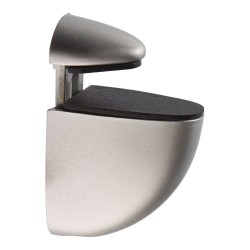 Полкодержатель 8400-18 цвет матовый хром длина 40 мм, комплект 2 штуки