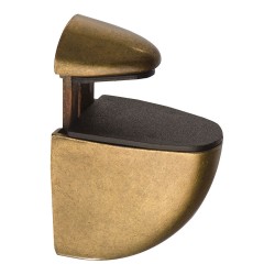 Полкодержатель 8400-22 цвет старая бронза длина 40 мм, комплект 2 штуки