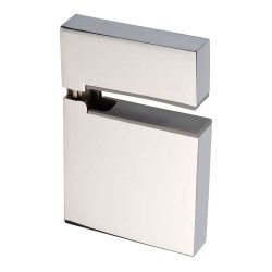 Полкодержатель 8430-70 цвет глянцевый хром длина 68 мм, комплект 2 штуки