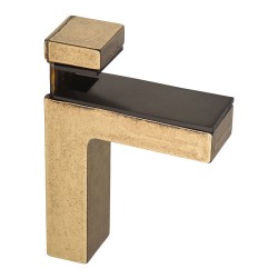 Полкодержатель 8450-22 цвет старая бронза длина 85 мм, комплект 2 штуки