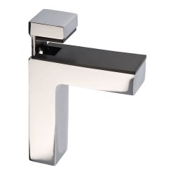 Полкодержатель 8450-70 цвет глянцевый хром длина 85 мм, комплект 2 штуки