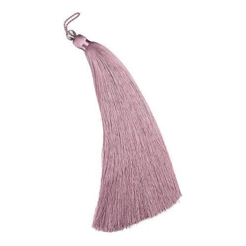 Декоративная кисть 9596 цвет C226 орхидея, отделка C226, бусина диско длина 300 мм