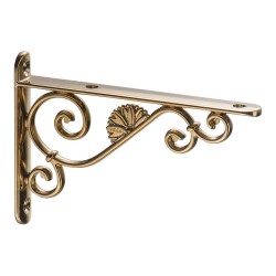 Полкодержатель BAROCCO-A ORO/ANT цвет античное золото длина 125 мм