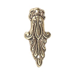 Накладка декоративная C1464 цвет латунь длина 55 мм Накладка декоративная C1464 цвет латунь длина 55 мм