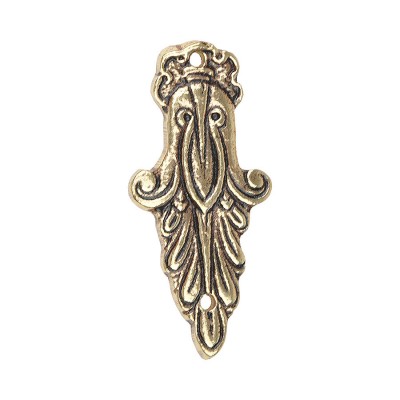 Накладка декоративная C1464 цвет латунь длина 55 мм 