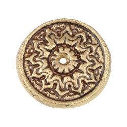 Накладка декоративная C1466 цвет латунь диаметр 30 мм Накладка декоративная C1466 цвет латунь диаметр 30 мм
