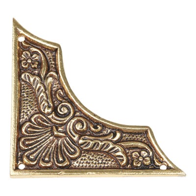 Накладка декоративная угловая C25701 цвет латунь длина 70 мм 