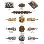 Накладка декоративная 05.0909.A цвет античная бронза длина 163 мм 