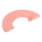 Ручка скоба полукруглая 15.274.96.61 цвет розовый длина 140 мм, крепление 96 мм