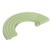 Ручка скоба полукруглая 15.274.96.62 цвет зеленый длина 140 мм, крепление 96 мм