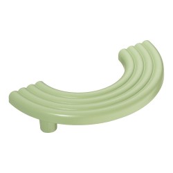 Ручка скоба полукруглая 15.274.96.62 цвет зеленый длина 140 мм, крепление 96 мм
