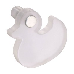 Ручка детская кнопка 3016.0048.071.183 утенок цвет белый длина 51 мм