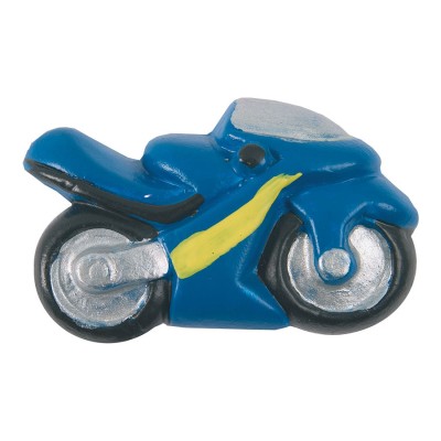 Ручка детская кнопка мотоцикл 355AZ цвет синий длина 58 мм