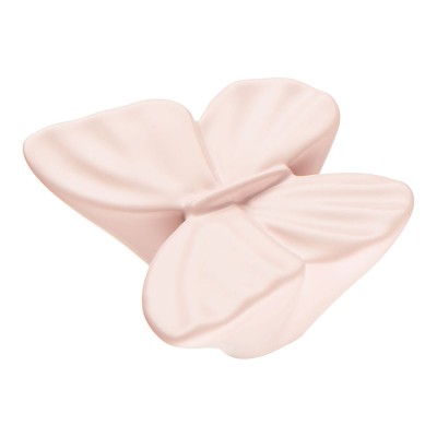 Ручка детская кнопка бабочка 5207 F1P цвет розовая пудра ширина 43 мм 